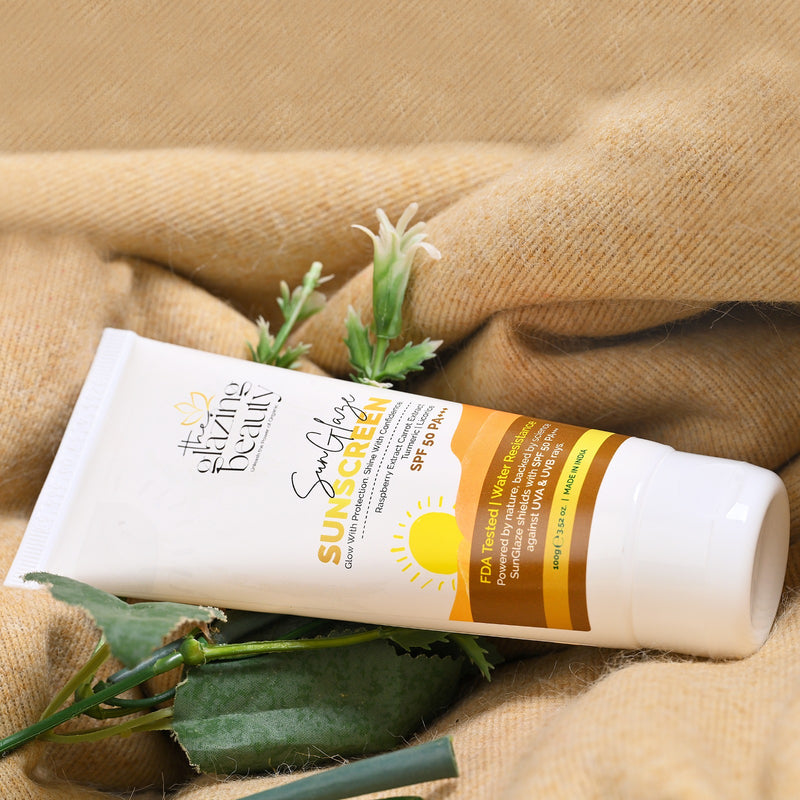 SunGlaze Sunscreen 100 Grams || UVA and UVB Rays Protection || SPF 50 PA+++