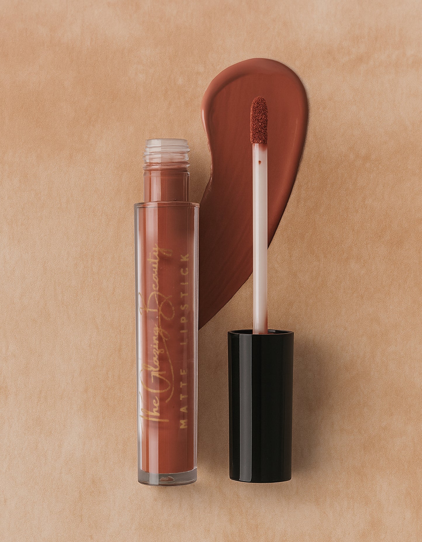 Coral Glow – Coral Brown Liquid Lipstick