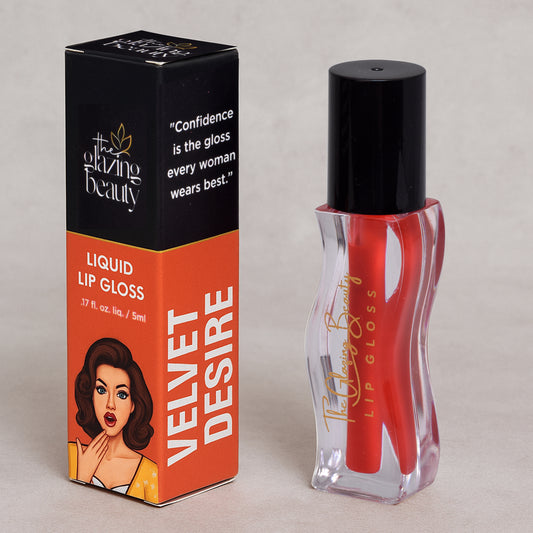Velvet Desire – Nude Red LipGloss