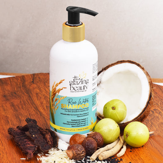 Rice Shampoo, Conditioner & Rosemary Hair Oil Combo