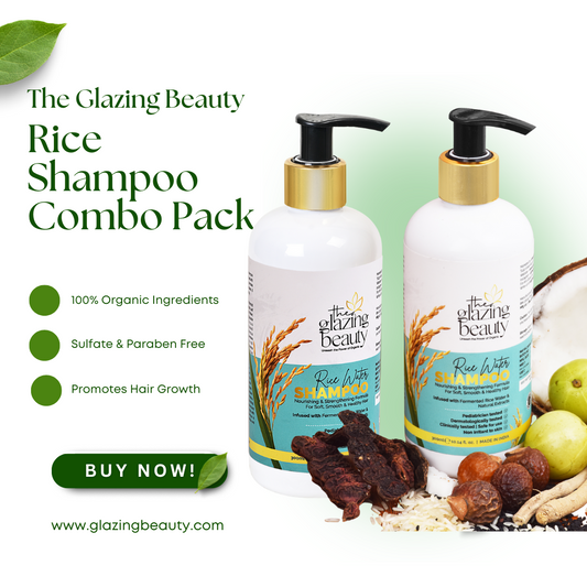 Organic Rice Shampoo Combo - Pack of 2