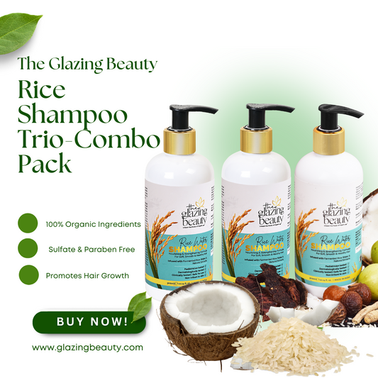 Organic Rice Shampoo Combo - Pack of 3