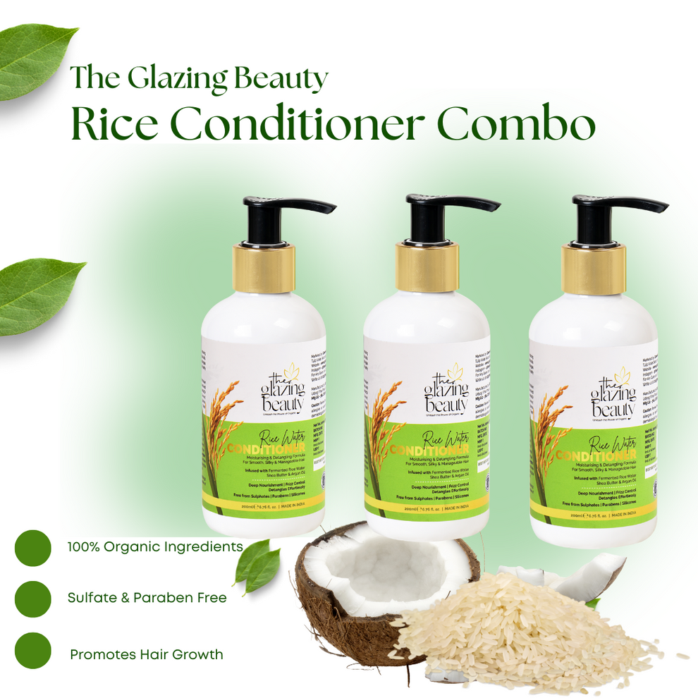 Rice Conditioner Trio Combo – The Glazing Beauty
