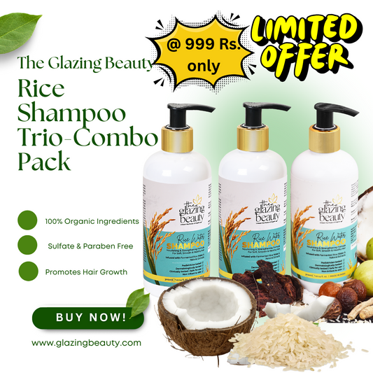 Organic Rice Shampoo Combo - Pack of 3 at 999