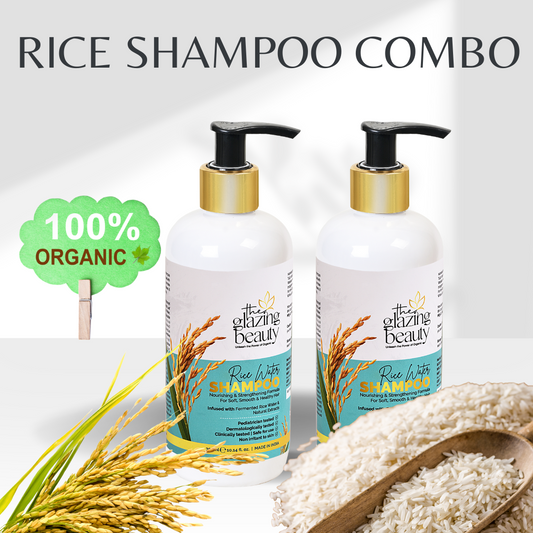 Organic Rice Shampoo Combo - Pack of 2