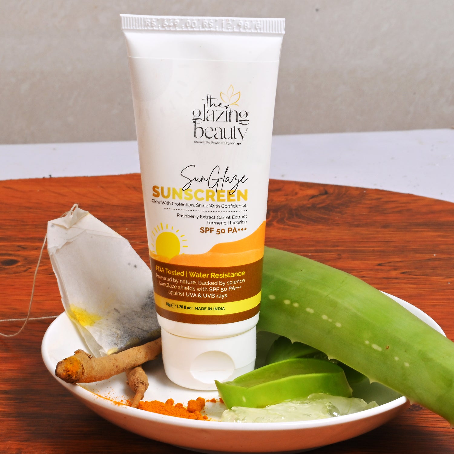 SunGlaze Sunscreen 50 Grams || UVA and UVB Rays Protection || SPF 50 PA+++