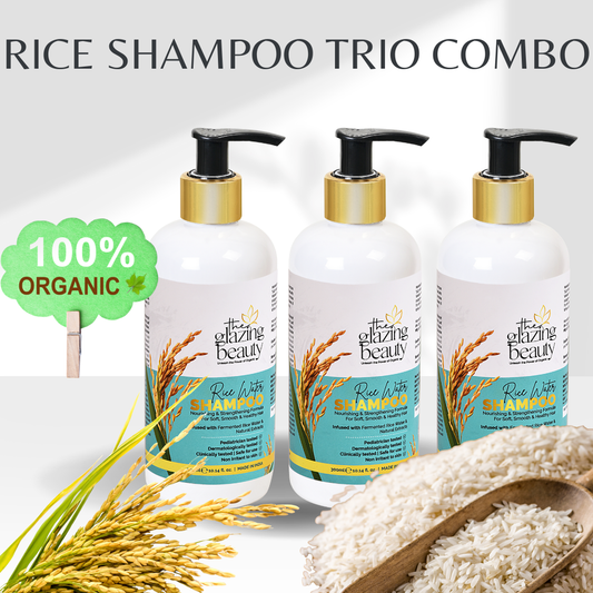 Organic Rice Shampoo Combo - Pack of 3