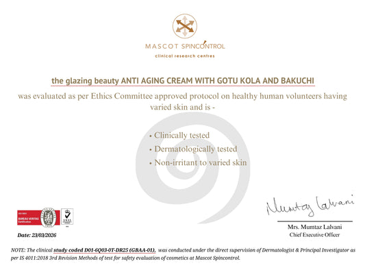 Anti-Aging Cream + SunGlaze Sunscreen SPF 50 PA+++