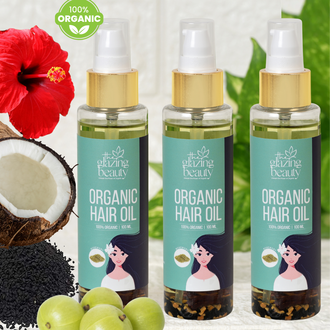Organic Hair Oil - Pack Of 3
