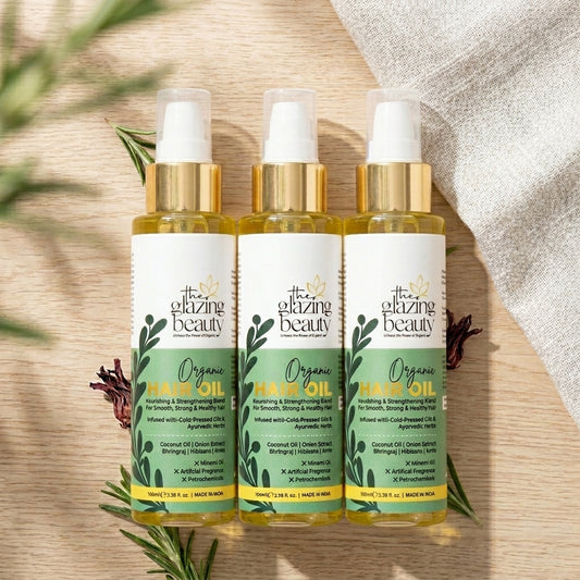 Organic Hair Oil - Pack Of 3