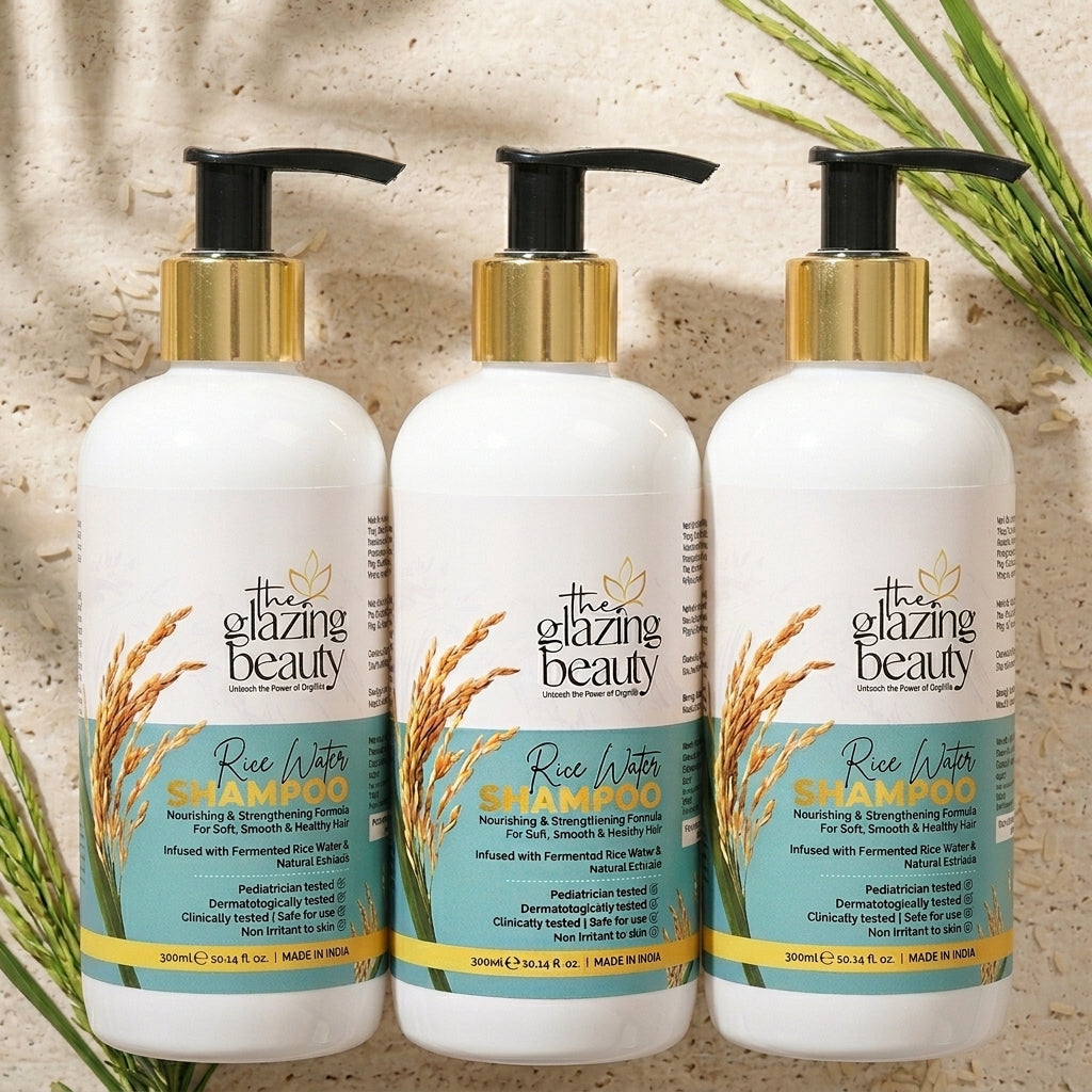 Organic Rice Shampoo Combo - Pack of 3