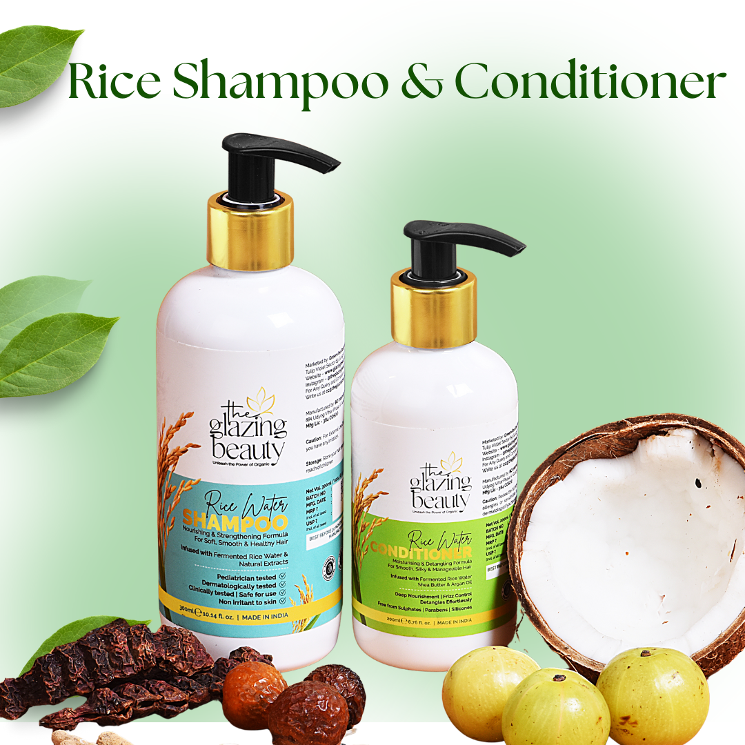 Rice Organic Shampoo And Conditioner