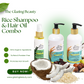 The Glazing Beauty Rice Shampoo & Hair Oil Combo
