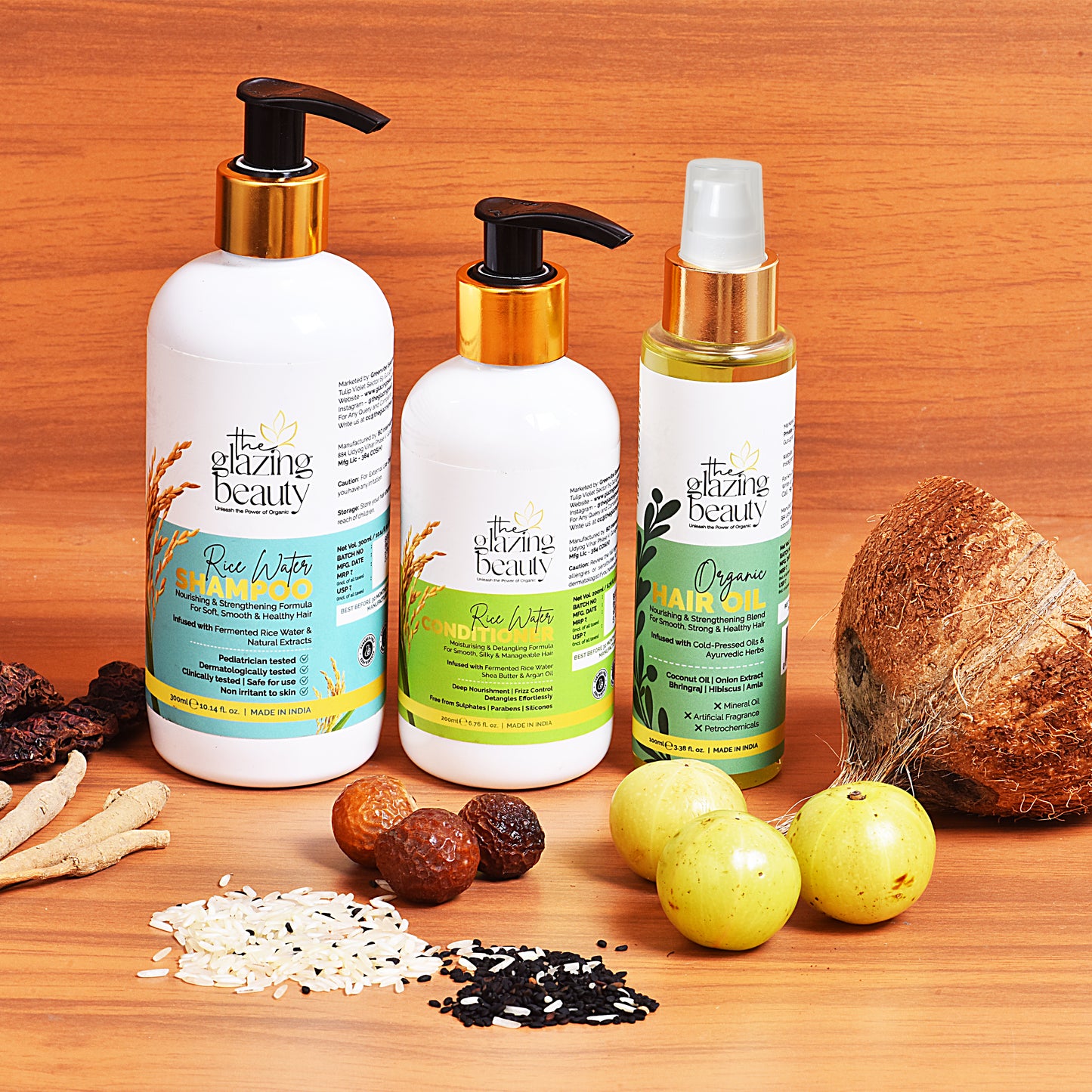 Organic Hair Care Combo Pack