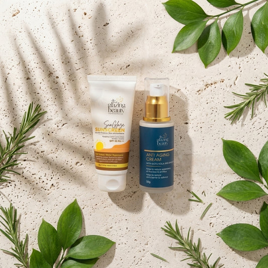 Anti-Aging Cream + SunGlaze Sunscreen SPF 50 PA+++