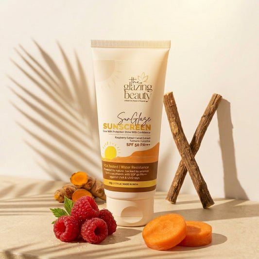 SunGlaze Sunscreen 50 Grams || UVA and UVB Rays Protection || SPF 50 PA+++