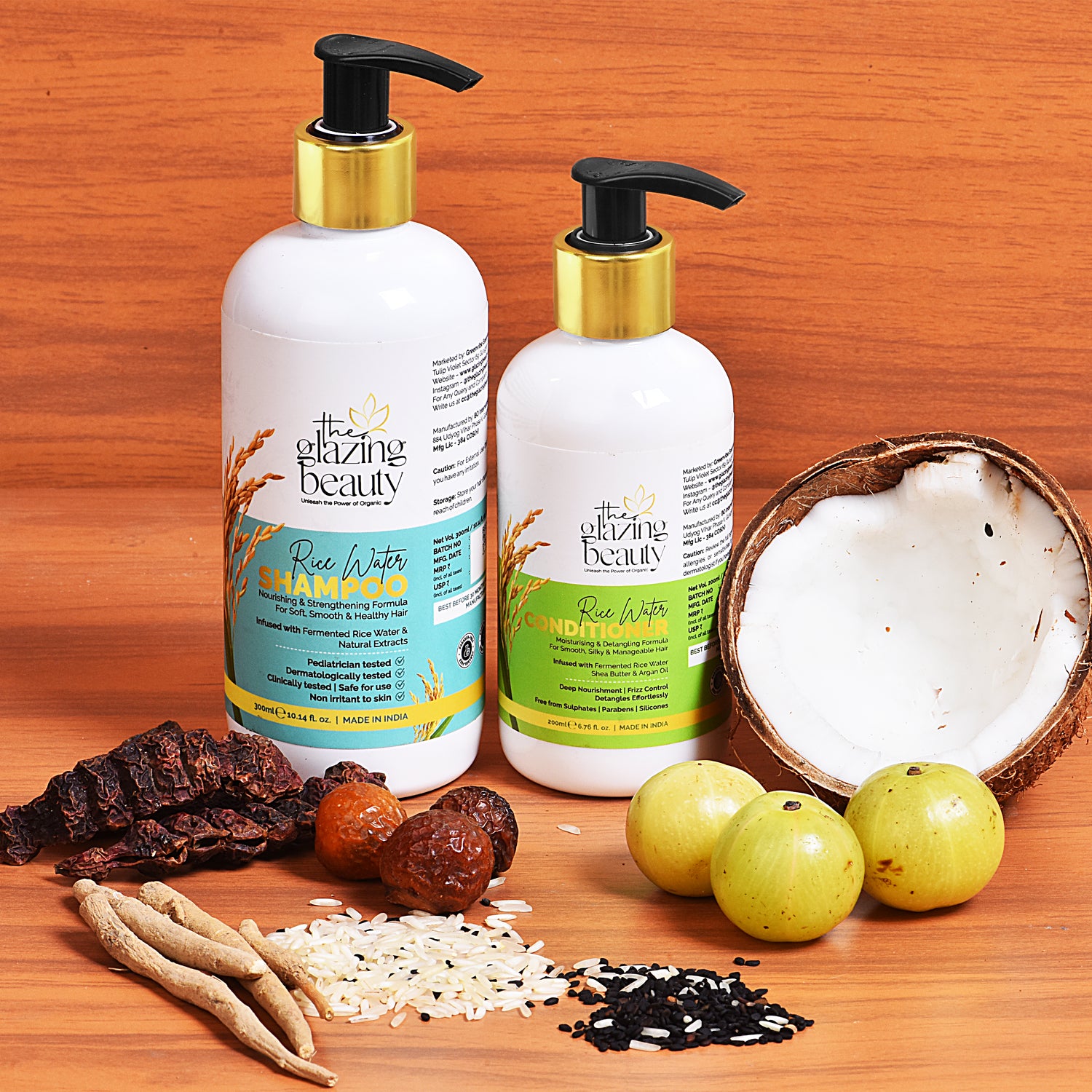 Rice Organic Shampoo And Conditioner